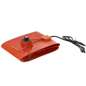 Metal Drum Heater, 1200 Watt 10 inch Width, Pail Heating Band for 55 Gallon Barrel, 86-302Fahrenheit Adjustable Thermostat